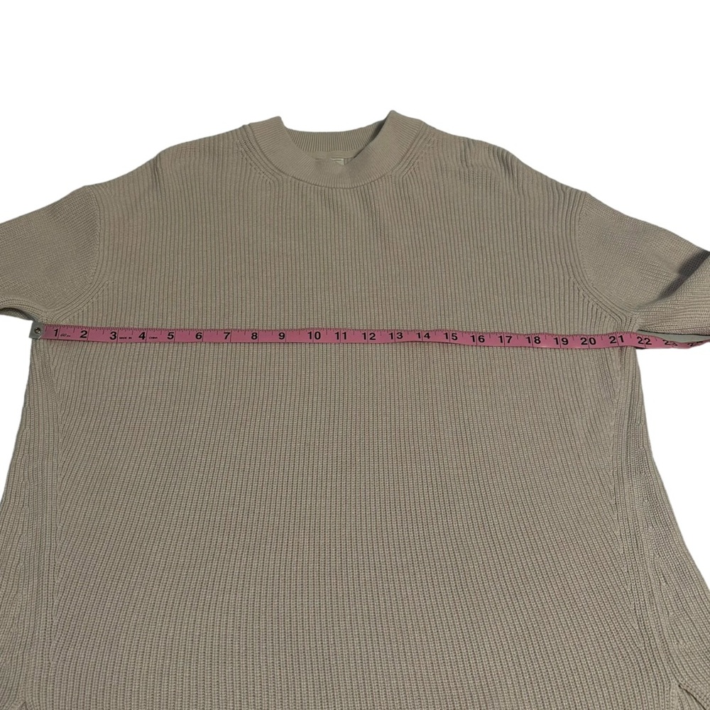 Lululemon | Merino Wool Blend Ribbed Crewneck Sweater White Opal Size 6 - Picture 13 of 14